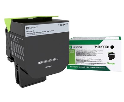 Lexmark - Besonders hohe Ergiebigkeit - Schwarz - Original - Tonerpatrone LCCP, LRP - für Lexmark CS517de, CX517de