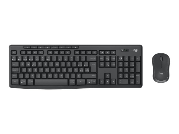 Logitech MK370 Combo for Business - Tastatur-und-Maus-Set - kabellos - Bluetooth LE - QWERTZ - Deutsch - Graphite