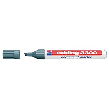 edding Permanentmarker 3300 4-3300012 1-5mm Keil grau