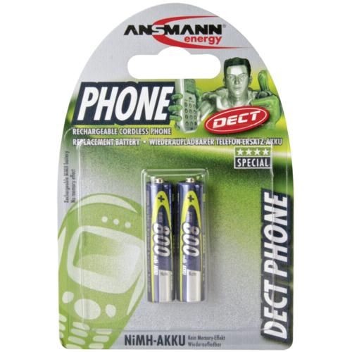 ANSMANN Energy Phone - Batterie 2 x AAA - NiMH - (wiederaufladbar) - 800 mAh