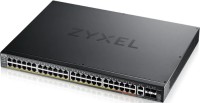 Zyxel XGS2220 Series XGS2220-54FP - Switch - L3-Zugang, NebulaFLEX Cloud, 960 W - managed - 48 x Gigabit Ethernet + 6 x 10 Gigabit (Uplink) - Desktop, an Rack montierbar - PoE++ (960 W)