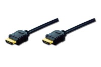 ASSMANN - HDMI mit Ethernetkabel - HDMI männlich bis HDMI männlich - 10 m - Dreifachisolierung - Schwarz