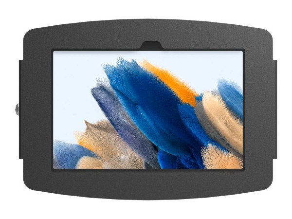 Compulocks Galaxy Tab A8 10.5" Space Enclosure Wall Mount - Gehäuse - für Tablett - verriegelbar - hochwertiges Aluminium - Schwarz - Bildschirmgröße: 26.7 cm (10.5") - Montageschnittstelle: 100 x 100 mm - Wandmontage - für Samsung Galaxy Tab A8 (10.5 Zoll)
