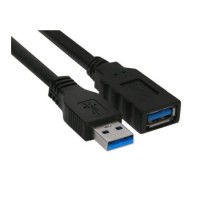 InLine - USB-Verlängerungskabel - USB Typ A (M) zu USB Typ A (W) - USB 3.0 - 1.5 m - Schwarz