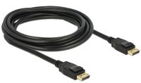DeLOCK - DisplayPort-Kabel - DisplayPort (M) bis DisplayPort (M) - 3 m - eingerastet - Schwarz