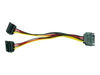 Inter-Tech - SATA-Adapter - SATA-Stromstecker (M) zu SATA-Stromstecker (W) gewinkelt - 15 cm