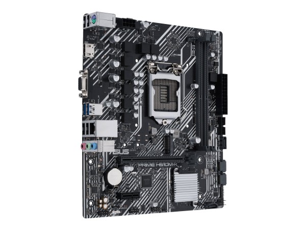 ASUS PRIME H510M-K - Motherboard - micro ATX - LGA1200-Sockel - H510 Chipsatz - USB 3.2 Gen 1 - Gigabit LAN - Onboard-Grafik (CPU erforderlich) - HD Audio (8-Kanal)