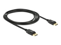 DeLOCK - DisplayPort-Kabel - DisplayPort (M) bis DisplayPort (M) - 2 m - eingerastet - Schwarz