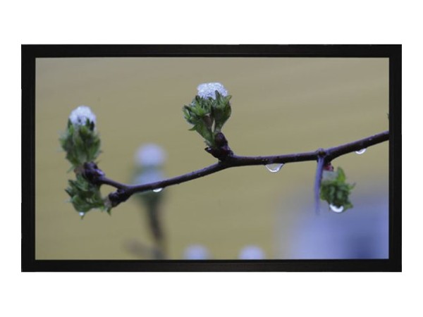MEDIUM Frame Budget type D - Leinwand - geeignet für Wandmontage - 300 cm (118") - 4:3 - mattweiß - Schwarz