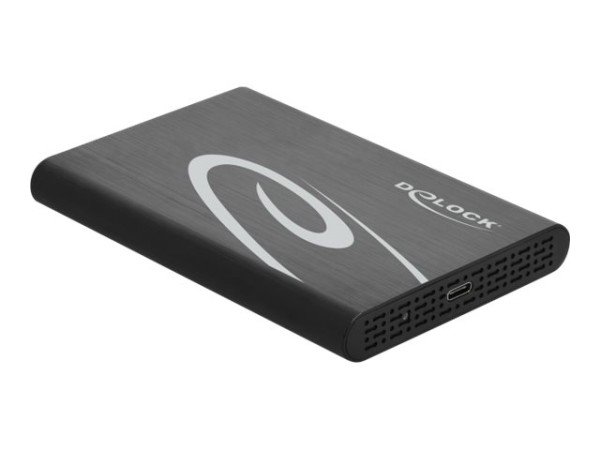 Delock 2.5" External Enclosure SATA HDD / SSD > USB 3.0 - Speichergehäuse - 2.5" (6.4 cm) - SATA 6Gb/s - USB 3.1 (Gen 2) - Schwarz