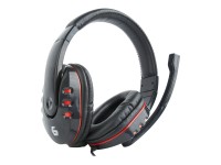Gembird GHS-402 - Gaming - Headset - ohrumschließend - kabelgebunden - 3,5 mm Stecker - glänzend schwarz