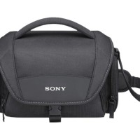 Sony LCS-U21 - Tasche für digitalen Fotoapparat/Camcorder - Neopren - Schwarz - für Sony ZV-1; Cinema Line ILME-FX3; Handycam FDR-AX60; VLOGCAM ZV-1G; a1; a6100; a7C; a7s III