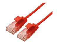 Roline DataCenter - Patch-Kabel - RJ-45 (M) zu RJ-45 (M) - 15 cm - UTP - CAT 6a - halogenfrei, geformt, ohne Haken, verseilt - Rot