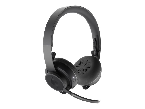 Logitech Zone Wireless MS - Headset - On-Ear - Bluetooth - kabellos - aktive Rauschunterdrückung