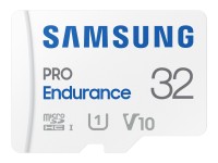 Samsung PRO Endurance MB-MJ32KA - Flash-Speicherkarte (microSDHC/SD-Adapter inbegriffen) - 32 GB - Video Class V10 / UHS-I U1 / Class10 - microSDHC UHS-I - weiß