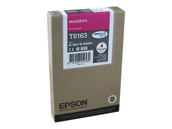 Epson T6163 - 53 ml - Magenta - original - Tintenpatrone - für B 300, 310N, 500DN, 510DN