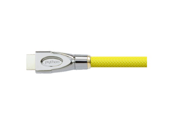 PYTHON Anschlusskabel HDMI 2.0 Kabel 4K2K / UHD 60Hz - 24K vergoldete Kontakte - OFC - Nylongeflec