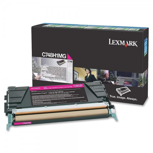 Lexmark - Hohe Ergiebigkeit - Magenta - Original - Tonerpatrone LCCP, LRP - für Lexmark C748de, C748dte, C748e