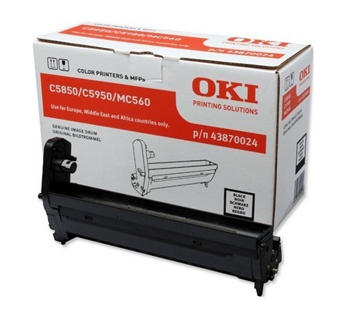 OKI - Schwarz - Original - Trommeleinheit - für OKI MC560dn, MC560n; C5850dn, 5850n, 5950cdtn, 5950dn, 5950dtn, 5950n