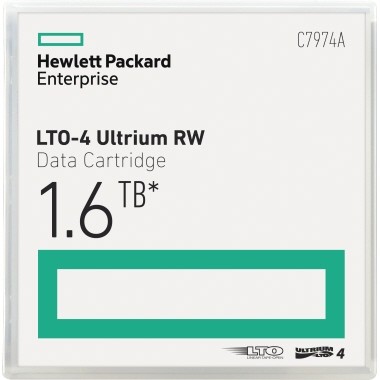 HPE RW Data Cartridge - LTO Ultrium 4 - 800 GB / 1.6 TB - Beschriftungsetiketten - grün - für HPE MSL4048; StorageWorks Enterprise Modular Library E-Series; StoreEver Ultrium 1840