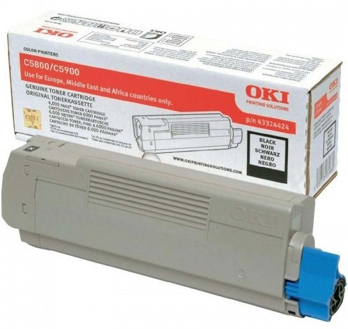 OKI - Schwarz - Original - Tonerpatrone - für C5550 MFP, 5550n MFP, 5800dn, 5800dtn, 5800Ldn, 5800n, 5900cdtn, 5900dn, 5900dtn, 5900n