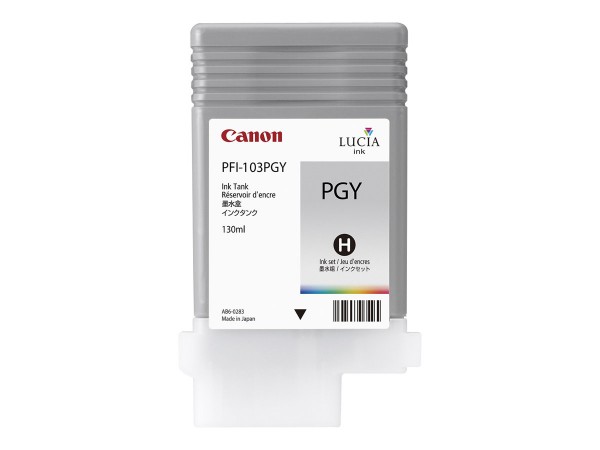 Canon PFI-103 PGY - 130 ml - Photo Grau - Original - Tintenbehälter - für imagePROGRAF iPF5100, iPF6100, iPF6200