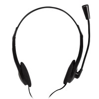 LogiLink HS0052 - Headset - On-Ear - kabelgebunden - 3,5 mm Stecker - Schwarz