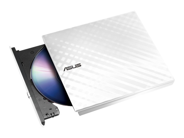 ASUS SDRW-08D2S-U LITE - Laufwerk - DVD±RW (±R DL) / DVD-RAM - 8x/8x/5x - USB 2.0 - extern - weiß