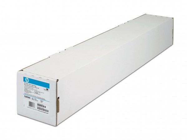 HP LFP-Papier C6036A 36" (914 mm) 45,7 m 90 g/m² für Tintenstrahldrucker matt 1 Rolle