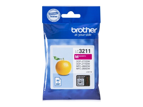 Brother LC3211M - Magenta - Original - Tintenpatrone - für Brother DCP-J572, DCP-J772, DCP-J774, MFC-J890, MFC-J895