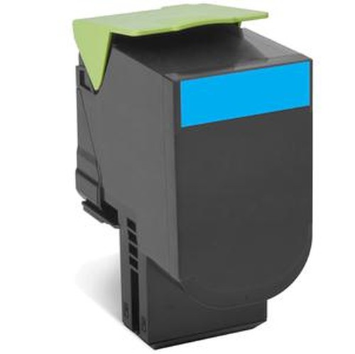 Lexmark 802HC - Hohe Ergiebigkeit - Cyan - Original - Tonerpatrone LCCP, LRP - für Lexmark CX410de, CX410dte, CX410e, CX510de, CX510dhe, CX510dthe