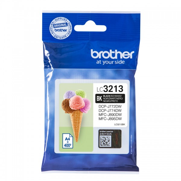 Brother LC3213BK - Schwarz - Original - Tintenpatrone - für Brother DCP-J572, DCP-J772, DCP-J774, MFC-J890, MFC-J895