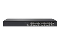 LANCOM GS-3126XP - Switch - L3 Lite - managed - 24 x 10/100/1000 (PoE+) + 2 x 10 Gigabit SFP+ (Uplink) - an Rack montierbar - PoE+ (185 W)