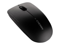 CHERRY MW 2400 - Maus - rechts- und linkshändig - optisch - 3 Tasten - kabellos - 2.4 GHz - kabelloser Empfänger (USB) - Schwarz