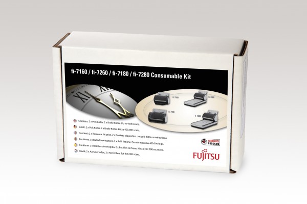Fujitsu - Scanner - Verbrauchsmaterialienkit - für fi-7140, 7180, 7240, 7260, 7280
