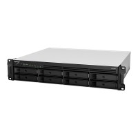 Synology RackStation RS1221RP+ - NAS-Server - 8 Schächte - Rack - einbaufähig - SATA 6Gb/s - RAID RAID 0, 1, 5, 6, 10, JBOD, 5 Hot Spare, 6 Hot Spare, 10-Hot-Spare, 1 Hot-Spare - RAM 4 GB - Gigabit Ethernet - iSCSI Support - 2U