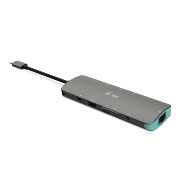 i-Tec USB-C Metal Nano Docking Station 4K HDMI LAN + Power Delivery - Dockingstation - USB-C 3.1 - HDMI - GigE