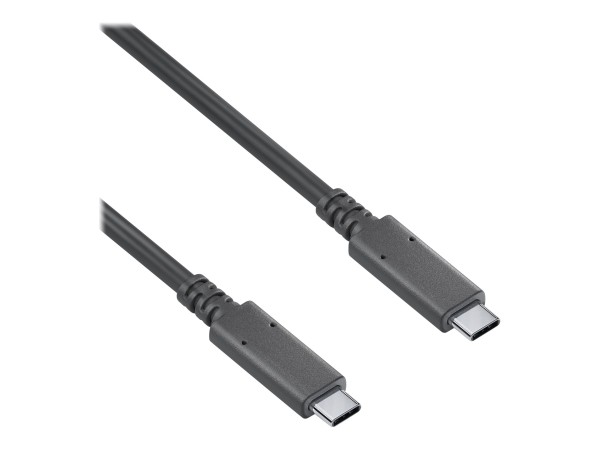 PureLink PureInstall Series PI6000 - USB-Kabel - USB-C (M) zu USB-C (M) - USB 3.2 Gen 2x1 - 20 V - 3 A - 5 m - aktiv, USB Power Delivery (60W) - Schwarz