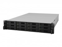 Synology RackStation RS3621xs+ - NAS-Server - 12 Schächte - Rack - einbaufähig - SATA 6Gb/s - RAID RAID 0, 1, 5, 6, 10, JBOD, 5 Hot Spare, 6 Hot Spare, 10-Hot-Spare, 1 Hot-Spare, RAID F1, F1 Hot Spare - RAM 8 GB - Gigabit Ethernet / 10 Gigabit Ethernet - iSCSI Support - 2U