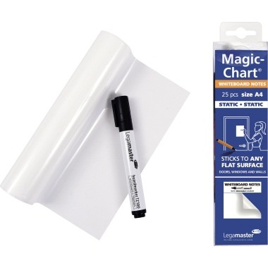 Legamaster Whiteboardfolie Magic 7-159100-A4 blanko 25 St./Pack.