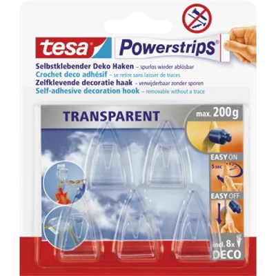 Tesa 58900-00013-20, Indoor, Universalhaken, Weiß, 0,2 kg, Dreieck, 5 Stück(e)