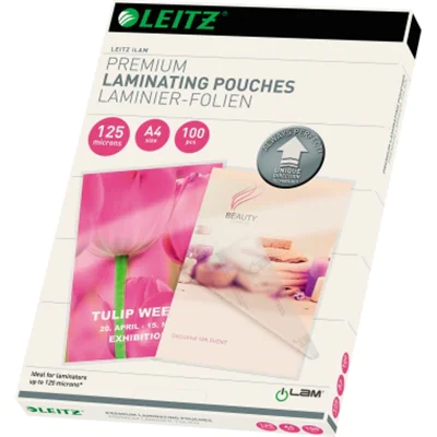 Leitz Laminierfolie UDT 74810000 DIN A4 125mic 100 St./Pack. Leitz Laminierfolie UDT 74810000 DIN A4 125mic 100 St./Pack.