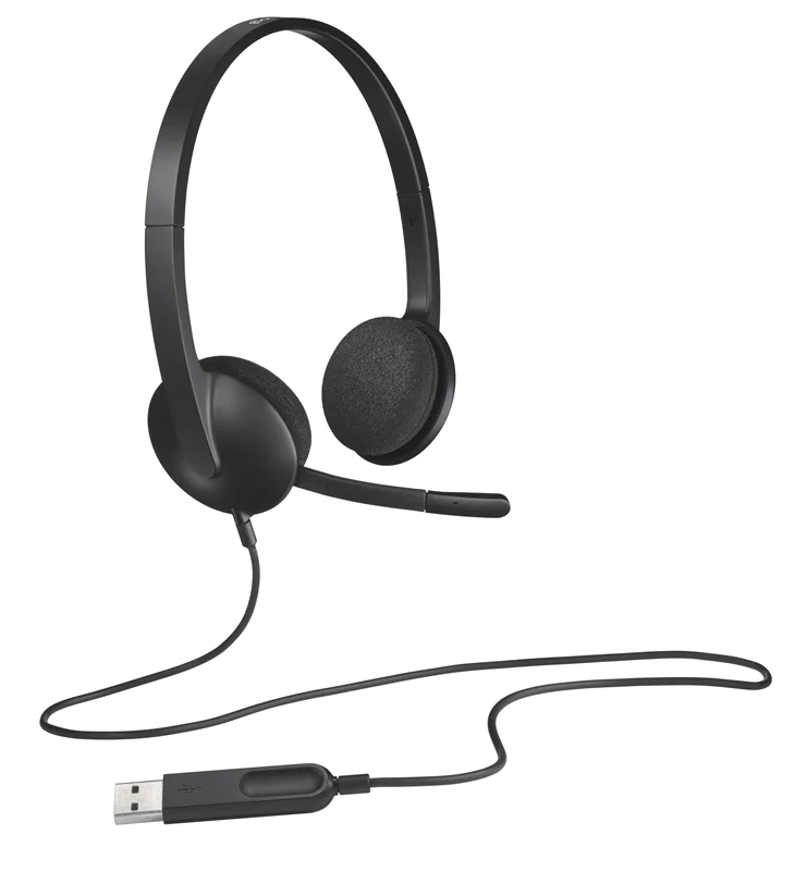 Logitech USB Headset H340 - Headset - On-Ear - kabelgebunden Logitech USB Headset H340 - Headset - On-Ear - kabelgebunden