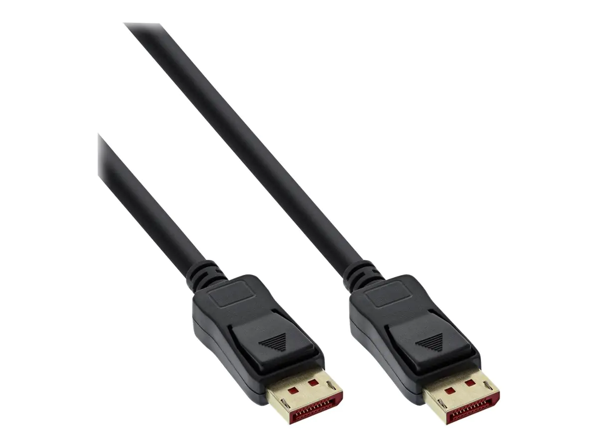InLine - DisplayPort-Kabel - DisplayPort (M) zu DisplayPort (M) - DisplayPort 1.4 - 2 m - 4K Unterstützung, 8K Unterstützung - Schwarz InLine - DisplayPort-Kabel - DisplayPort (M) zu DisplayPort (M) - DisplayPort 1.4 - 2 m - 4K Unterstützung, 8K Unterstützung - Schwarz