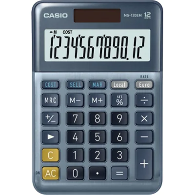 CASIO Tischrechner MS-120EM CASIO Tischrechner MS-120EM