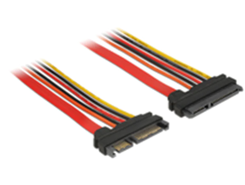 Delock SATA-Verlängerungskabel - Serial ATA 150/300/600 - SATA Combo (M) 84917
