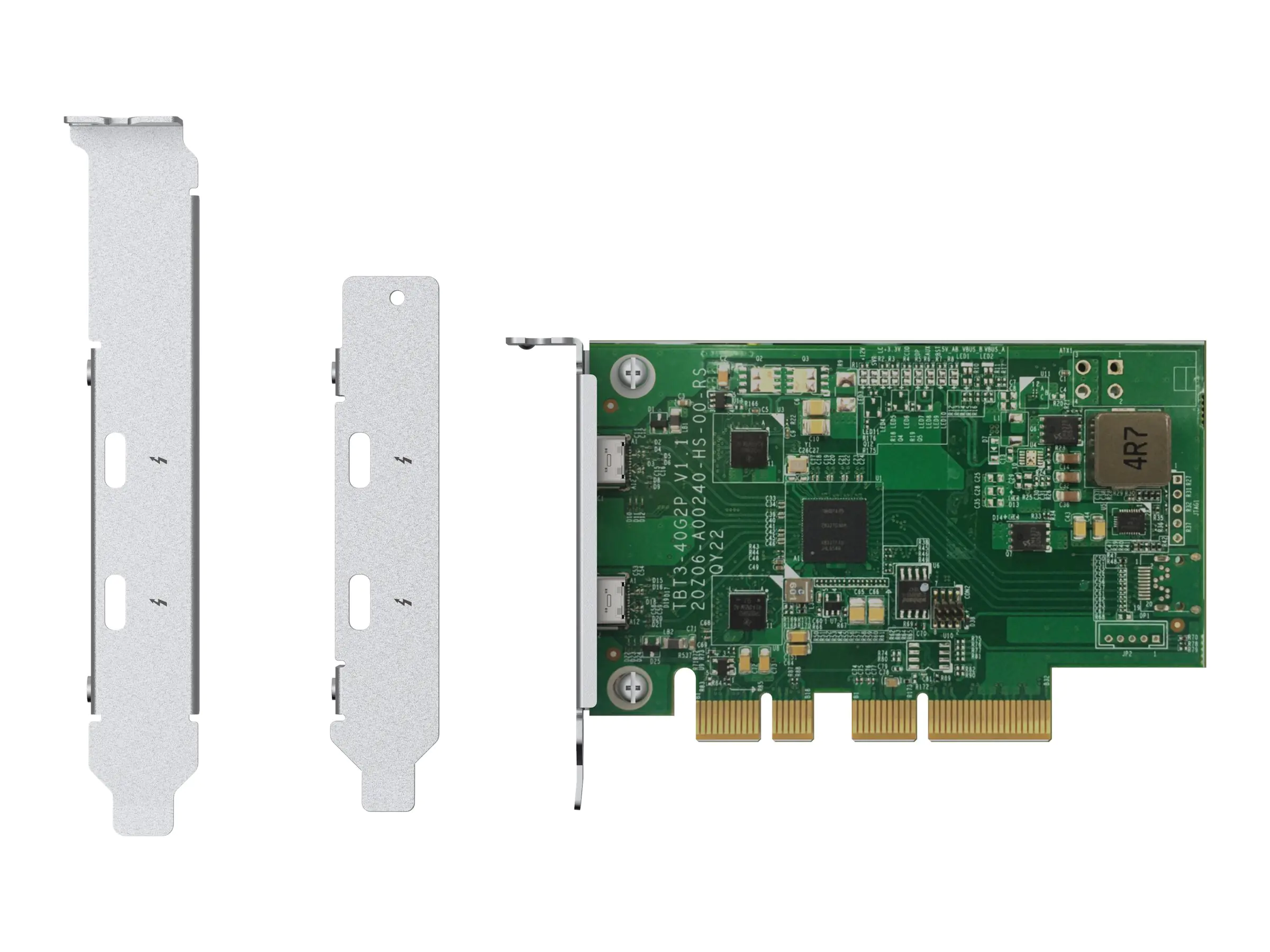QNAP QXP-T32P - Thunderbolt-Adapter - PCIe 3.0 x4 Low-Profile - Thunderbolt 3 x 2 - für QNAP TVS-H1288X, TVS-H1688X QNAP QXP-T32P - Thunderbolt-Adapter - PCIe 3.0 x4 Low-Profile - Thunderbolt 3 x 2 - für QNAP TVS-H1288X, TVS-H1688X