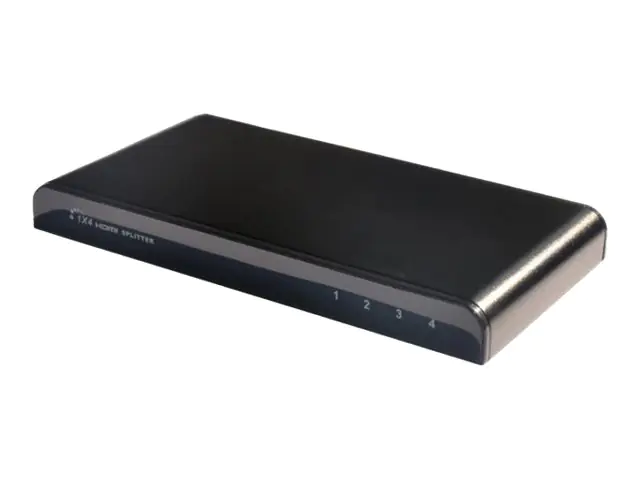 techly 1 x 4 HDMI Splitter 4K x 2K - Video-/Audio-Splitter - 4 x HDMI - Desktop