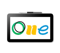 Wacom One 12 - Digitalisierer mit LCD Anzeige - elektromagnetisch - kabelgebunden - USB-C