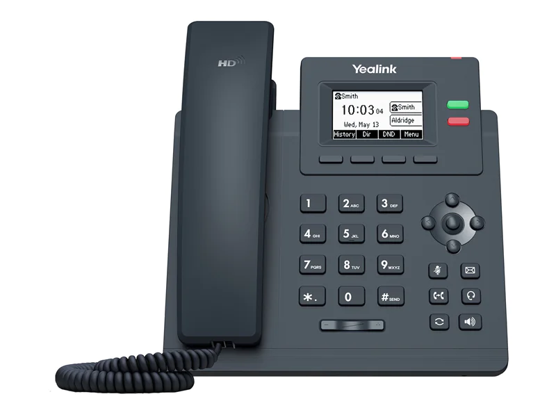 Yealink SIP-T31G, IP-Telefon, Grau, Kabelgebundenes Mobilteil, Tisch/Wand, 2 Zeilen, 1000 Eintragungen
